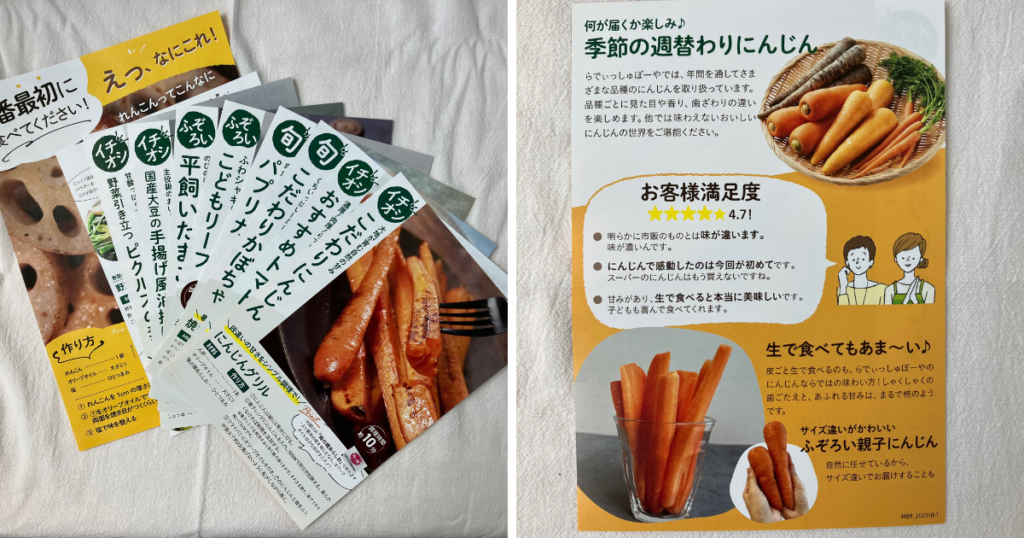 らでぃっしゅぼーや おためし レシピ