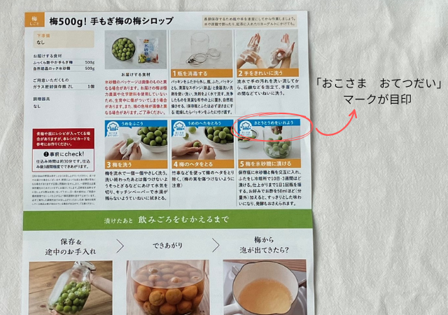 梅キット レシピ 子ども